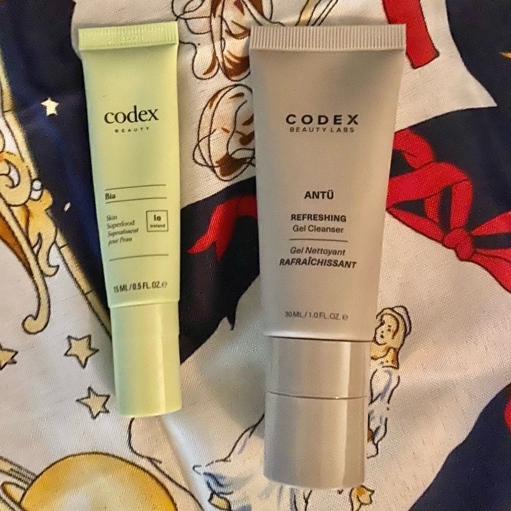 Codex Anto refreshing gel cleanser Bia skin, super food set of two